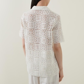 Crochet Patch Shirt