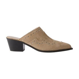 Suede Western Mules