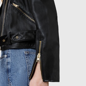 Balfern Leather Biker Jacket
