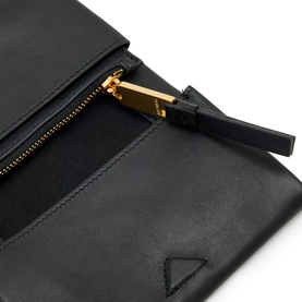 Harluna Leather Flap Wallet