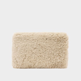Bettina Shearling Clutch