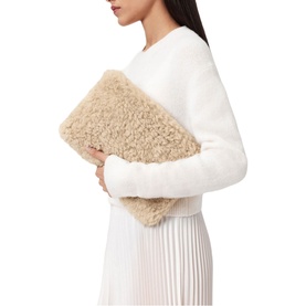 Bettina Shearling Clutch