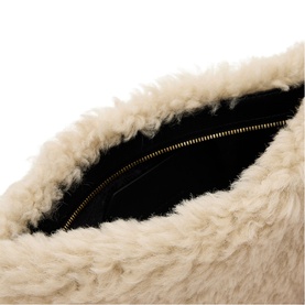 Bettina Shearling Clutch