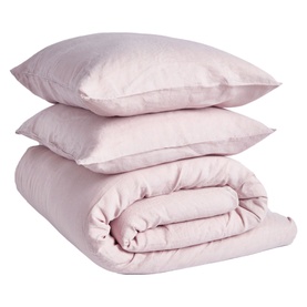 Blush Pure Linen Duvet Set
