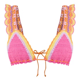 Crochet Frill Bikini Top