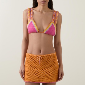 Crochet Frill Bikini Top