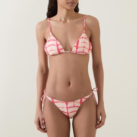 Tie-Dye Triangle Bikini Top