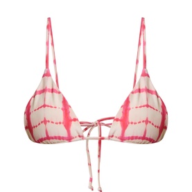 Tie-Dye Triangle Bikini Top