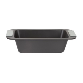 Laura Ashley Loaf Pan Tin 900g in charcoal carbon steel with non-stick interior and silicone grip handles