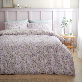 Ditsy Floral Duvet Set Lilac