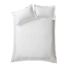 Lottie Embroidery Duvet Set White
