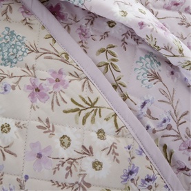Ditsy Floral Bedspread Lilac