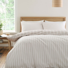 Ashford Stripe Duvet Set Natural