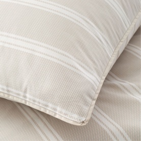 Ashford Stripe Duvet Set Natural