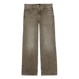 Mid-Rise Straight Leg Jeans