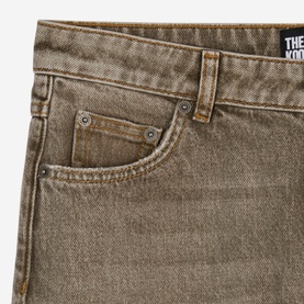 Mid-Rise Straight Leg Jeans