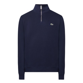 Crocodile Logo Half-Zip Sweatshirt
