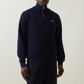 Crocodile Logo Half-Zip Sweatshirt
