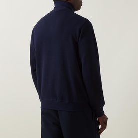 Crocodile Logo Half-Zip Sweatshirt