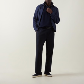 Crocodile Logo Half-Zip Sweatshirt