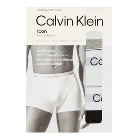 Icon Stretch Logo Trunks Three-Pack