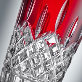 Lismore Red Vase 25 cm