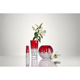 Lismore Red Vase 25 cm