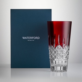 Lismore Red Vase 25 cm