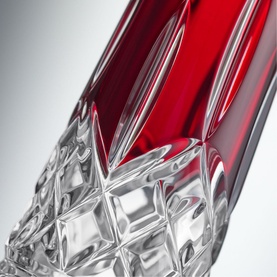 Lismore Red Bud Vase 18 cm