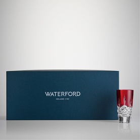 Lismore Red Shot Glass, Set of Four
