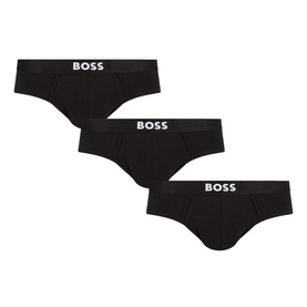Three-Pack Boss One Logo Briefs