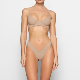 Unlined Demi Bra Clay