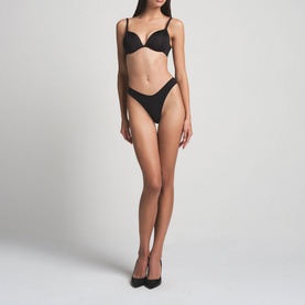 Teardrop Push Up Bra Onyx