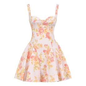 Bunny Floral Twill Mini Dress