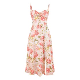 Carmen Peony Bustier Sundress