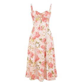 Carmen Peony Bustier Sundress