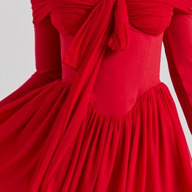 Alana Off-The-Shoulder Mini Dress