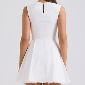 Claretta Pleated Mini Dress