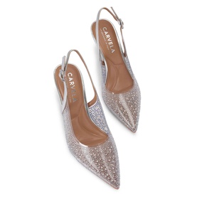Positano 100 Vinyl Slingback Pumps