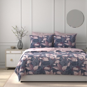 Inky Leaves Duvet Set Multi