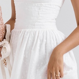 Vivien Broderie Anglais Flared Sundress