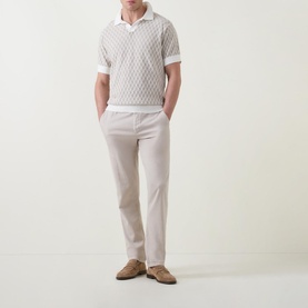Galdfield Knitted Polo Shirt