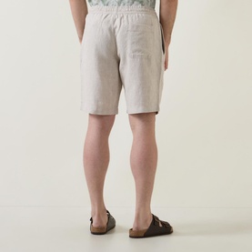 Drawstring Linen Shorts