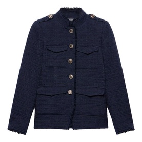 Boucle Military Jacket