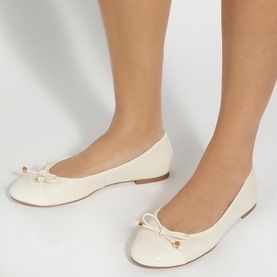 Hallo Charm-Detail Ballet Flats