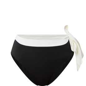 Tahiti High-Rise Monochrome Bikini Bottoms