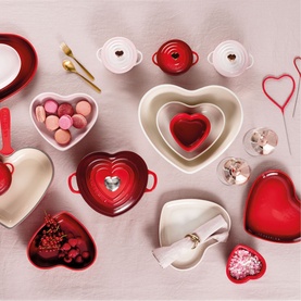 Stoneware Heart Plate 23cm