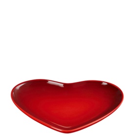 Stoneware Heart Plate 23cm
