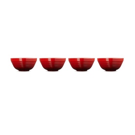 Stoneware Heart Bowls, Set of Four