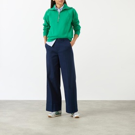 SPANXsupersmooth&trade; Stretch Twill Wide Leg Trousers